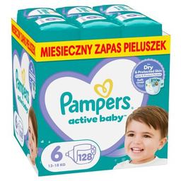 PAMPERS Pieluchy Active Baby 6 Extra Large (128