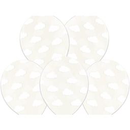 Balony urodzinowe Chmurki - 30 cm - 50