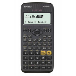 CASIO KALKULATOR NAUKOWY FX-350CEX, 379 FUNKCJI, 77X166MM, CZARNY