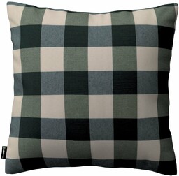 Poszewka Kinga na poduszkę, zielono-biała krata (5,5x5,5cm), 50