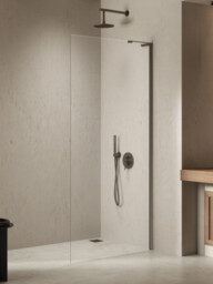New Trendy Nesta Gunmetal Brushed kabina prysznicowa Walk-in