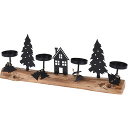 Home Styling Collection Świecznik na 4 tealighty ze