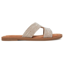 Klapki Tamaris 1-27113-42 Srebrny