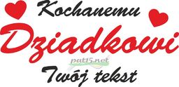 Ręcznik na dzień Dziadka haft Kochanemu Dziadkowi 100x50