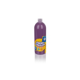 Farba szkolna plakatowa Astra 1000 ml - Śliwkowa