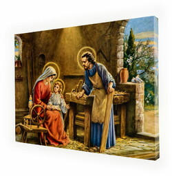 Święta Rodzina, obraz religijny na płótnie, canvas