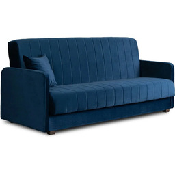 Edinos Granatowa elegancka sofa welurowa A7-N48