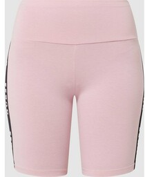 Spodnie kolarki z paskami z logo model ‘Biker’
