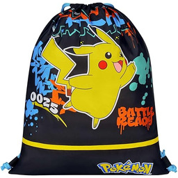 Seven Plecak Pokémon czarny, worek sportowy i rekreacyjny,