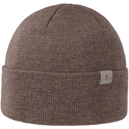 Czapka z Mankietem Fine Merino by Lierys, brązowy,