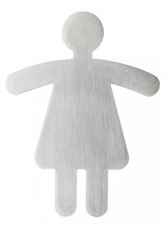 Tabliczka WC DLA PAŃ PICTO 90x120 mm /495023/
