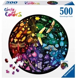 Ravensburger PUZZLE 2D 500 PALETA KOLORóW. INSEKTY