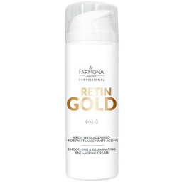 Farmona Professional Retin Gold, Krem wygładzająco-rozświetlający anti age,