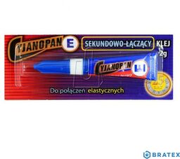klej Cyjanopan 2g E do połączeń elastycznych