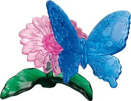 Crystal Puzzle motyl 3D przezroczyste wzornictwo 39 części