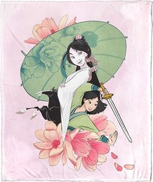 Northwest Disney Princesses jedwabny koc narzuta, 127 cm