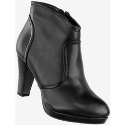 Botki Damskie Ekoskóra Buty Na Słupku Ocieplane Zimowe