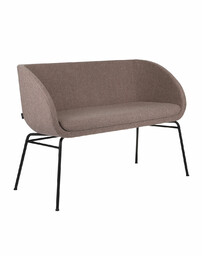 Sofa dwuosobowa Jula 4L black do biura