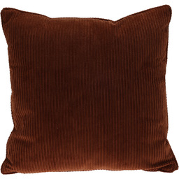 Home Styling Collection Poduszka dekoracyjna sztruksowa z lamówką,