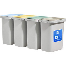 Kosz na śmieci Rully 4 x 12 L