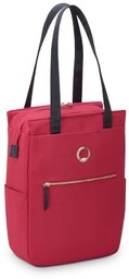Delsey Securstyle Damska malinowa torba na laptopa 14''