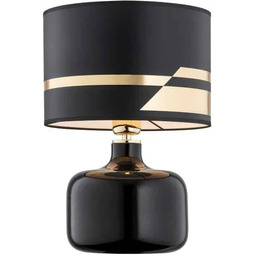Lampa stołowa BEJA 4236 szklana podstawa czarna -