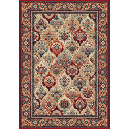 Dywan Agnella Isfahan FORENZA bordo wełna 200x300 cm