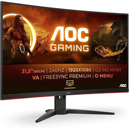 Aoc C32G2ZE/BK 32 Cale, Monitor Gamingowy, Czarny