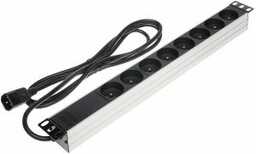 Listwa zasilająca PD-8/RACK/IEC wtyk C14 kabel 2m