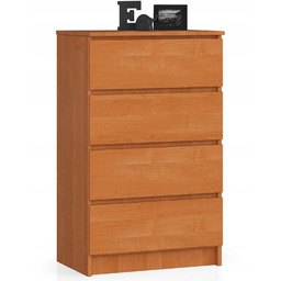 Komoda szafka K60 4 szuflady olcha Akd