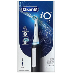 Oral-B iO 3 Matt Black szczoteczka elektryczna magnetyczna