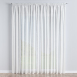 Firana na taśmie, prześwitujący ecru, Romantica