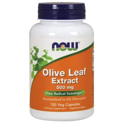 NOW FOODS Liść Oliwny (Olive Leaf Extract) 500mg,