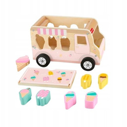 Fisher Price Ciężarówka Z Lodami Drewniany Sorter