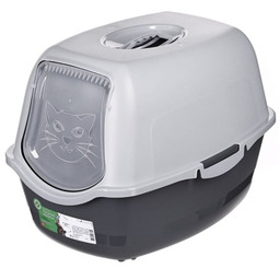 DIAMENTIQ kuweta BAYA jasnoszary/ciemnoszary - kuweta dla kota