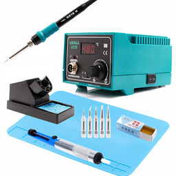 Zestaw Stacja Lutownicza Yihua 937D Groty Kalafonia Mata