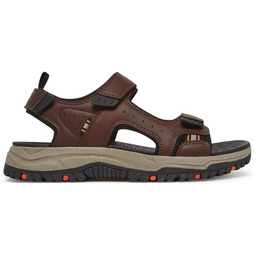 Sandały Skechers Prewitt-Rigdon 205139/BRBK Brązowy
