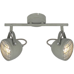 Lampa sufitowa PENT 2xGU10 szary beton Candellux 92-68057