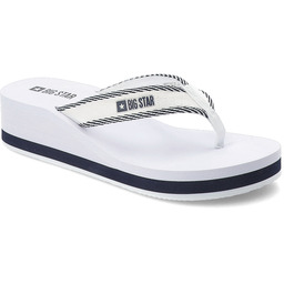 Big Star Białe Japonki Modne Obuwie Damskie