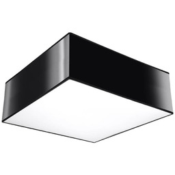 Sollux Plafon kwadratowy SL.0142 sufitowy czarny do salonu