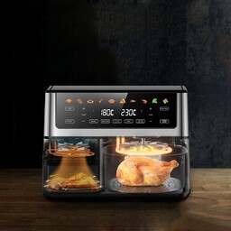 Frytownica 10L Air Fryer SJ-1000 PRO dwukomorowa 6.5L+3.5L