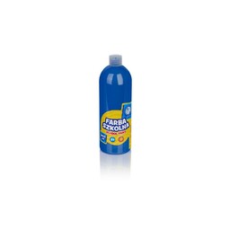 Farba szkolna plakatowa Astra 1000 ml - Niebieska