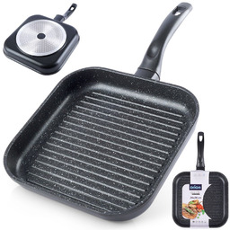 Patelnia Granitowa kwadratowa do grillowania grillowa mięsa ryb