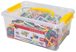 ASKATO Klocki plastikowe Klocki małych geniuszy Patyki 123356
