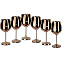 ECHTWERK Nietłukące się kieliszki do wina ze stali