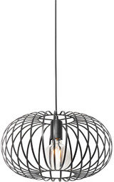 Designerska lampa wisząca czarna - Johanna