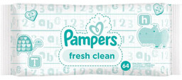 Pampers, Baby Fresh Clean, Chusteczki nawilżane, 64szt.