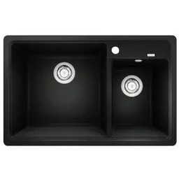 Blanco LEGRA 8 526223 Granitowy Czarny Zlewozmywak prostokątny
