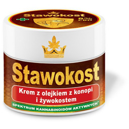 Stawokost Krem z olejkiem z konopi i żywokostem,
