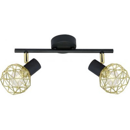 Lampa sufitowa ścienna ACROBAT złota 2xE14